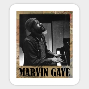 Marvin Gaye // Vintage Frame Sticker